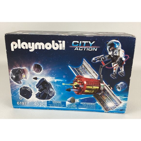 Playmobil City Action 6197 Satellite Meteoroid Laser Building Set Astronaut 2014 - Picture 1 of 6